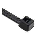 T-Series Cable Tie, High-Temp, 5.5" PA66HS Black, 18lb 1000/PK redirect to product page